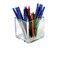 Azar Displays 4" Cube Pencil Holder W/ Divider, PK2 556354 - alternate 3